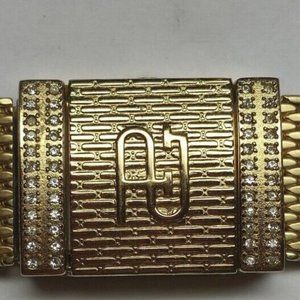 Unique Paolo Gucci Mesh Watch with Hinged Case